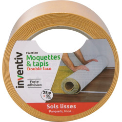 Ruban adhésif double face – Fixation Tapis | INVENTIV