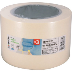 Ruban de masquage multi‑surfaces 24 mm – Idéal pour la peinture | INVENTIV