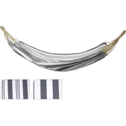 Hamac Blanc et Gris 220x110cm – Détente Assurée