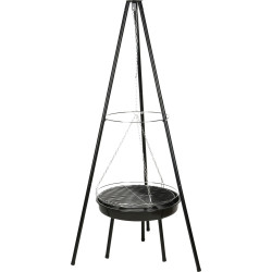 Barbecue Ø 52 cm avec grille suspendue – Grillades parfaites