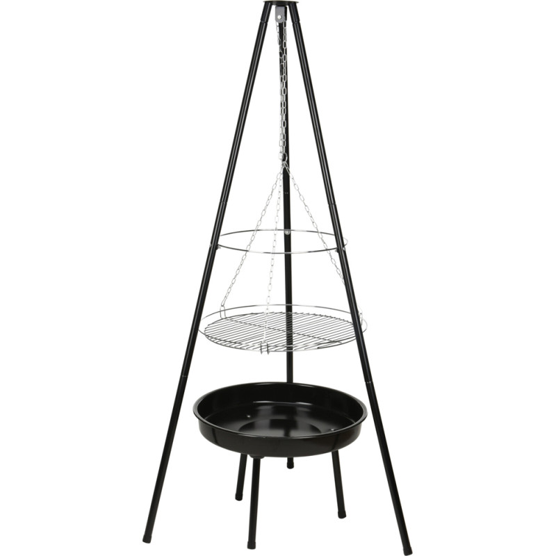Barbecue Ø 52 cm avec grille suspendue – Grillades parfaites Barbecue Ø 52 cm avec grille suspendue – Grillades parfaites