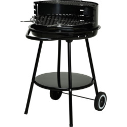 Barbecue Charbon Noir Ø 51x82cm – Grillades Faciles