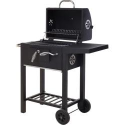 Barbecue Charbon Noir 48x36x96cm – Grillades Faciles Barbecue Charbon Noir 48x36x96cm – Grillades Faciles