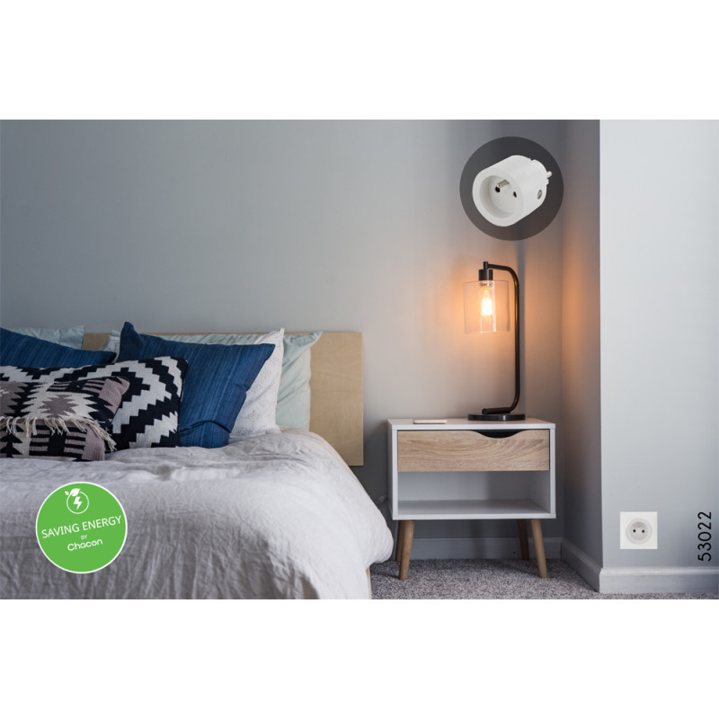 Prise connectée Wi-Fi 10 A 2300 W CHACON Prise connectée Wi-Fi 10 A 2300 W CHACON