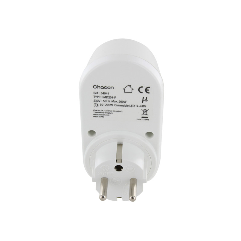 Prise avec dimmer 16 A 200 W CHACON
