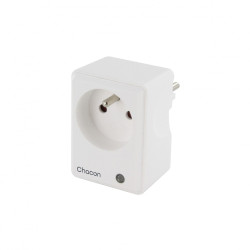 Prise connectée Wi-Fi avec compteur de consommation 16 A 3680 W CHACON Prise connectée Wi-Fi avec compteur de consommation 16 A 3680 W CHACON