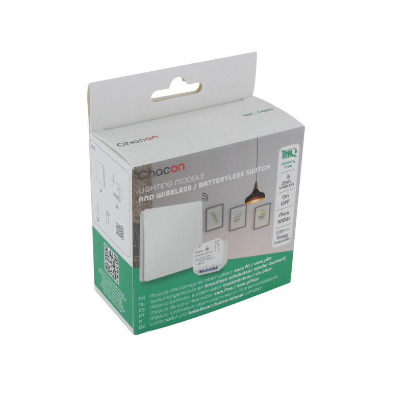 Interrupteur sans fil avec module d'éclairage 500 W CHACON
