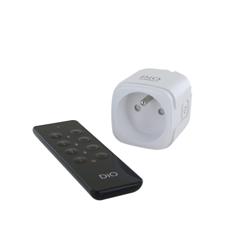 Prise connectée avec télécommande 16 A 3600 W DIO Prise connectée avec télécommande 16 A 3600 W DIO
