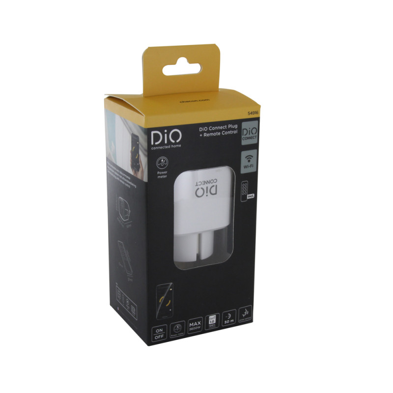 Prise connectée avec télécommande 16 A 3600 W DIO Prise connectée avec télécommande 16 A 3600 W DIO