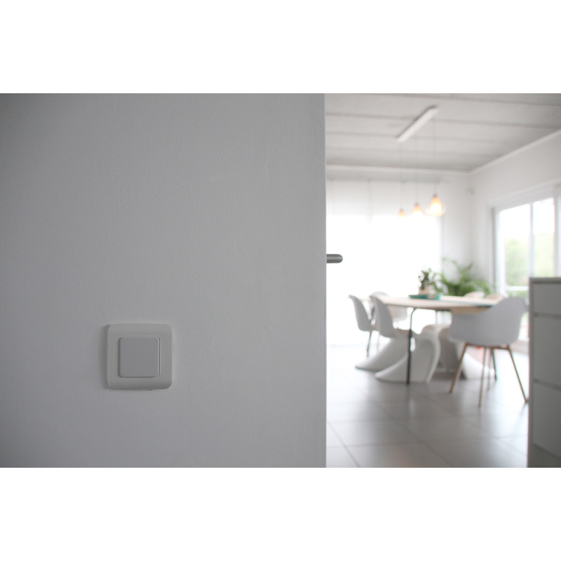 Interrupteur encastrable connecté blanc DIO