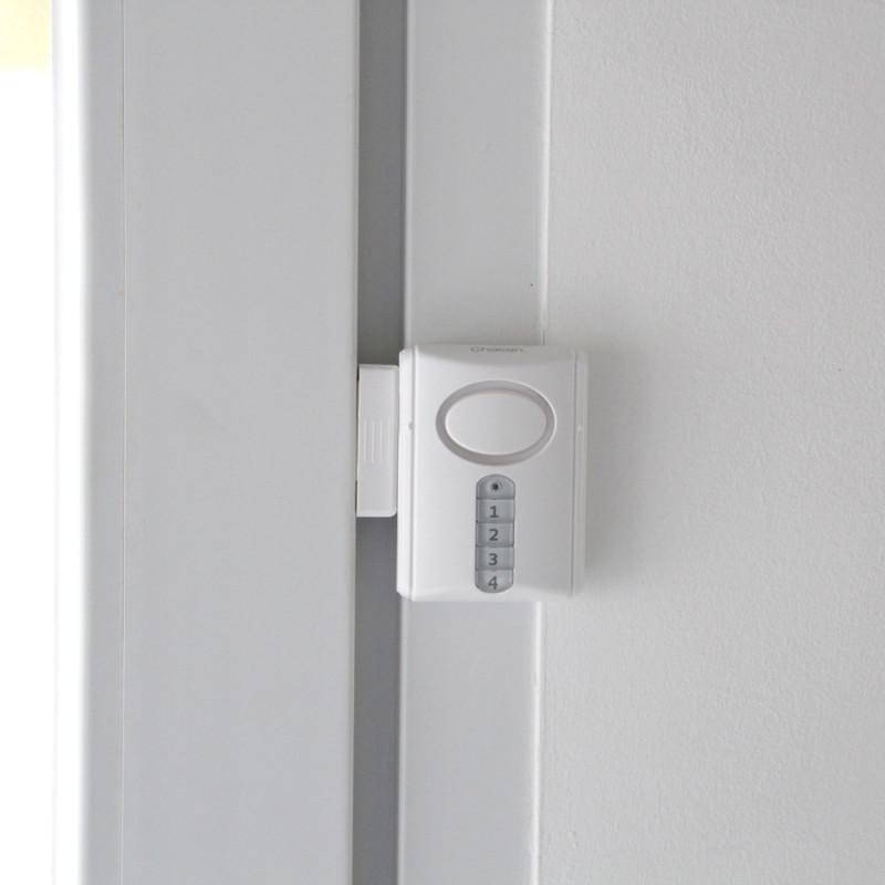 Alarme avec détecteur d'ouverture de porte CHACON