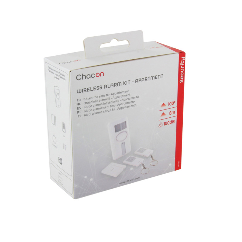 Kit d'alarme sans fil intercompatible CHACON