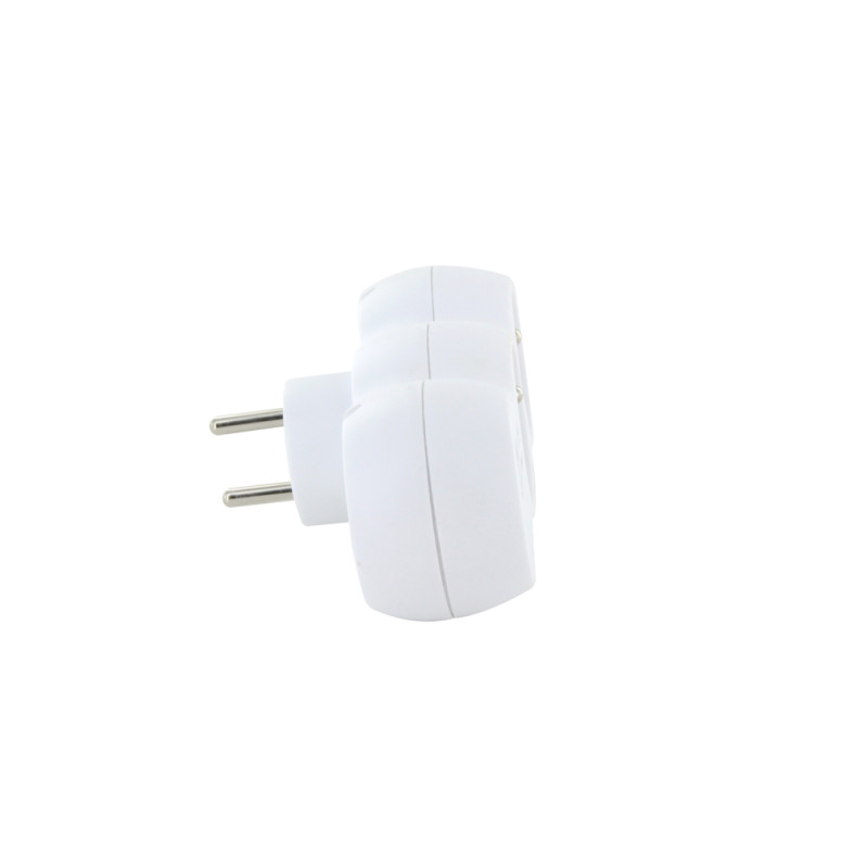Domino 2 X 16 A et USB-A USB-C blanc CHACON Domino 2 X 16 A et USB-A USB-C blanc CHACON