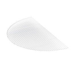 Grille demi-lune Barbecook 77x38cm – Cuisson BBQ | BARBECOOK