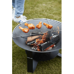 Grille demi-lune Barbecook 77x38cm – Cuisson BBQ | BARBECOOK

