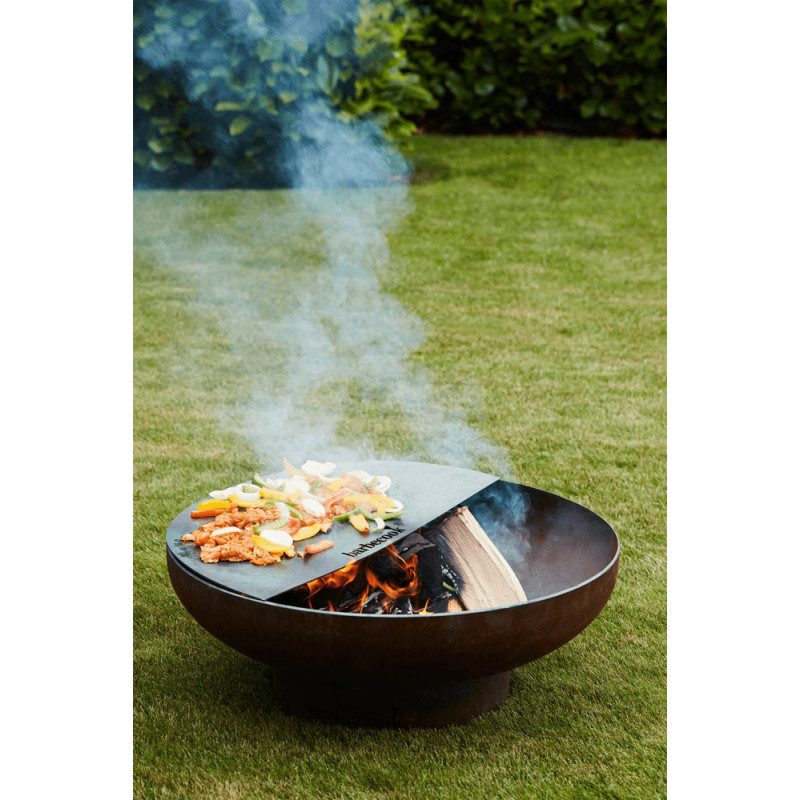 Plancha demi lune 77x38cm – Cuisson parfaite | BARBECOOK


