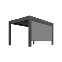 Store anthracite pour pergola Bioclimatique Capri anthracite 3 x 2