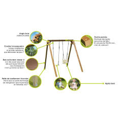 Portique en bois Ambre