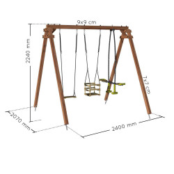 Portique en bois Pierre