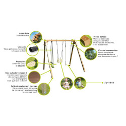 Portique en bois Pierre