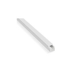 Goulotte plastique 20x10mm blanche 2m – Rangement facile
