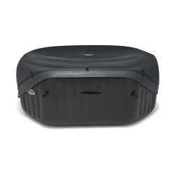 Couverture thermique pour Purespa octogonal 4 personnes gris foncé INTEX