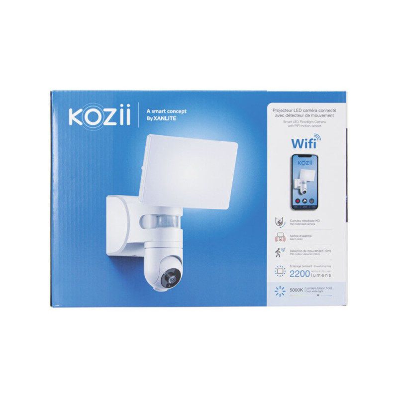 Projecteur LED Extérieur KOZII Caméra Détecteur Mouvement | KOZII
