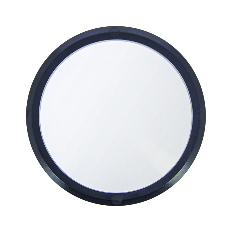 Hublot Extérieur DEL Noir Rond Gradable 12 W | XANLITE