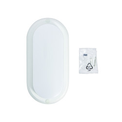 Hublot extérieur LED ovale dimmable 12 W XANLITE blanc | XANLITE