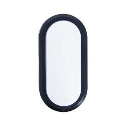 Hublot LED d'extérieur ovale noir dimmable 12W | XANLITE