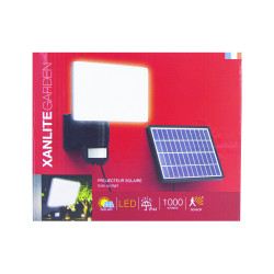 Projecteur LED Solaire XANLITE Noir 1000lm Détecteur Mouvement | XANLITE Projecteur LED Solaire XANLITE Noir 1000lm Détecteur Mouvement | XANLITE