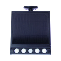 Réglette LED Solaire XANLITE Noire 1000lm Détecteur Mouvement | XANLITE