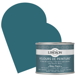 Peinture Murale Bleu Paon Mat – Velours & Chic | LIBERON Peinture Murale Bleu Paon Mat – Velours & Chic | LIBERON
