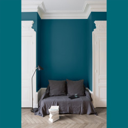 Peinture Murale Bleu Paon Mat – Velours & Chic | LIBERON Peinture Murale Bleu Paon Mat – Velours & Chic | LIBERON