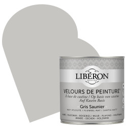 Peinture Murale Gris Saunier Mat 0,5L – Velours | LIBERON