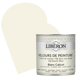 Peinture Murale Velours Blanc Calicot Mat 0,5L – Finition Soignée | LIBERON