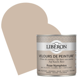 Peinture Murale Velours Rose Nymphéas Mat 0,5L | LIBERON Peinture Murale Velours Rose Nymphéas Mat 0,5L | LIBERON