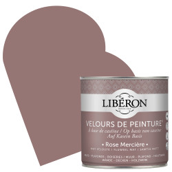Peinture Murale Rose Mercière Mat 0,5L – Velours | LIBERON Peinture Murale Rose Mercière Mat 0,5L – Velours | LIBERON