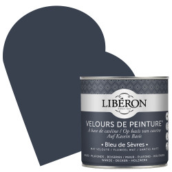Peinture Murale Velours Bleu Sèvres Mat 0,5L | LIBERON
 Peinture Murale Velours Bleu Sèvres Mat 0,5L | LIBERON