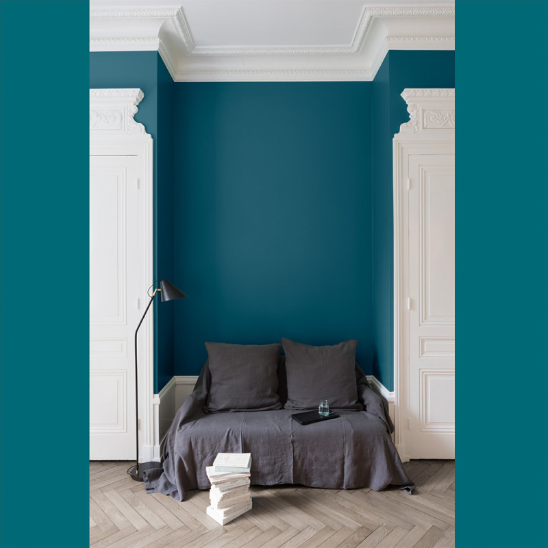 Peinture Bleu Paon Mat 0,5L – Velours & Chic | LIBERON Peinture Bleu Paon Mat 0,5L – Velours & Chic | LIBERON