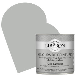 Peinture Murale Velours Gris Sarrazin Mat 0,5L | LIBERON Peinture Murale Velours Gris Sarrazin Mat 0,5L | LIBERON
