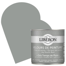 Peinture Murale Velours Gris Temps de Pluie 0,5L – Finition Mate | LIBERON Peinture Murale Velours Gris Temps de Pluie 0,5L – Finition Mate | LIBERON