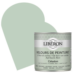 Peinture Velours Céladon Mat 0,5L – Finition Douce | LIBERON Peinture Velours Céladon Mat 0,5L – Finition Douce | LIBERON