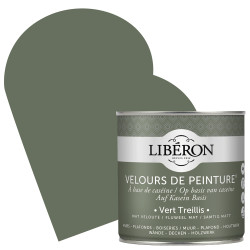 Peinture Murale Velours Vert Mat 0,5L – Finition Douce | LIBERON