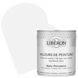 Peinture Murale Velours Blanc Porcelaine Mat 2,5L | LIBERON