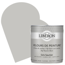 Peinture Murale Velours Gris Saunier Mat 2,5L LIBERON | LIBERON Peinture Murale Velours Gris Saunier Mat 2,5L LIBERON | LIBERON