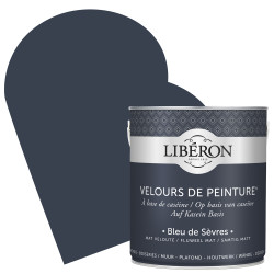 Peinture Murale Bleu Sèvres Mat 2,5L – Velours & Chic | LIBERON Peinture Murale Bleu Sèvres Mat 2,5L – Velours & Chic | LIBERON