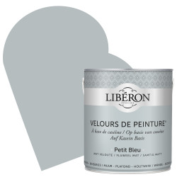 Peinture Murale Velours Petit Bleu Mat 2,5L – Finition Douce | LIBERON Peinture Murale Velours Petit Bleu Mat 2,5L – Finition Douce | LIBERON