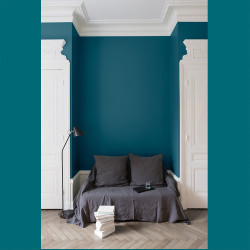 Peinture Murale Bleu Paon Mat 2,5L – Velours & Chic | LIBERON Peinture Murale Bleu Paon Mat 2,5L – Velours & Chic | LIBERON
