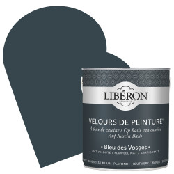 Peinture Murale Velours Bleu des Vosges Mat 2,5L | LIBERON Peinture Murale Velours Bleu des Vosges Mat 2,5L | LIBERON